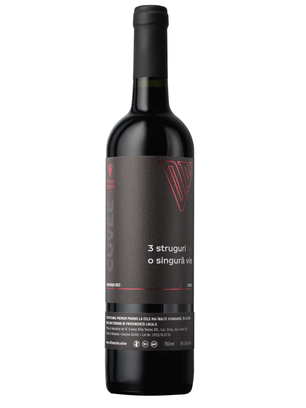 3 Struguri, O Singură Vie, 2022, 14%abv